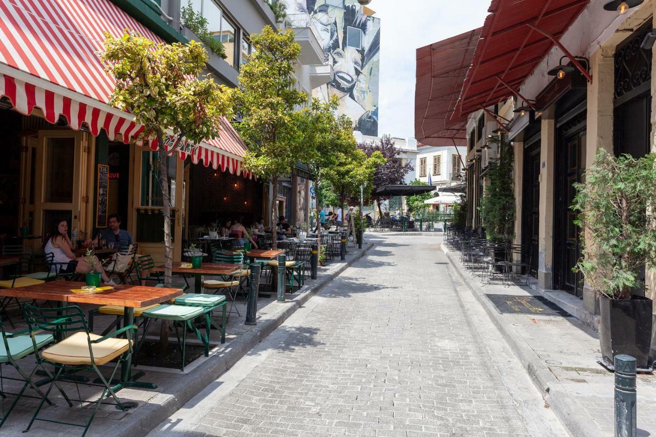 Ferienwohnung Aristophanes Luxury Flat Psyrri Square Athen Exterior foto